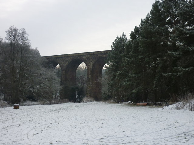 Railway viaduct near Roman Lakes