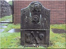 NS3975 : The gravestone of Janet McIntyre by Lairich Rig