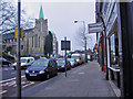 Finchley Road by junction of Frognal Lane