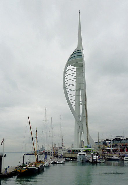 The Spinnaker Tower, Portsmouth © Roger Kidd cc-by-sa/2.0 :: Geograph ...