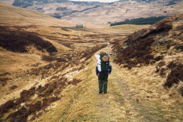 Track to Suardalan bothy in 1986