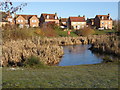 Balancing pond by Humphries Drive, Brackley