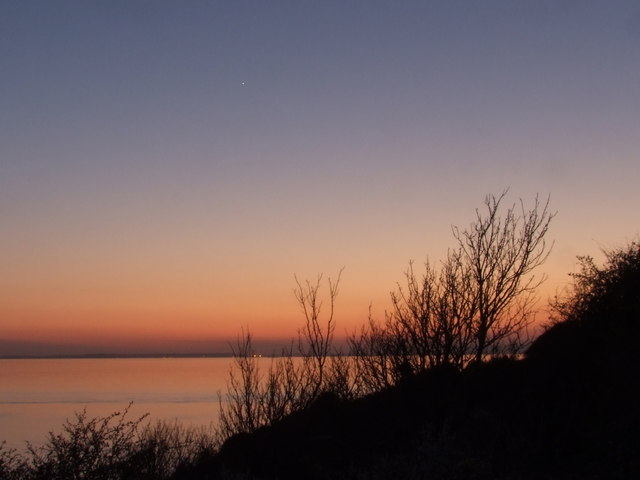 Sunset over Bristol Channel