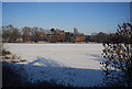 Cleaver Park Recreation Ground, in the snow, Nuneaton