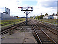 Looking westward from Lowestoft Station