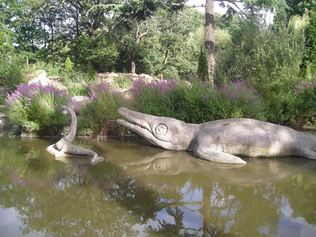 Crystal Palace Park: the dinosaurs © Christopher Hilton :: Geograph ...