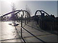 Wembley: footbridge over Wembley Stadium station