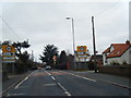 A483 at Pant village entrance