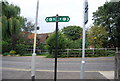 Medway Valley Walk sign, Station Rd