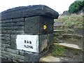 Detail of Rawroyds railway bridge, Elland