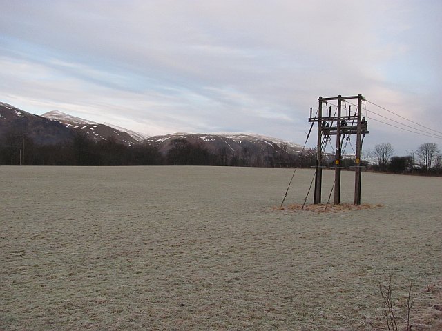 A frosty field