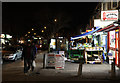 Nighttime Shops On Northolt Road