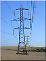 Pylons and farmland, Moulsford