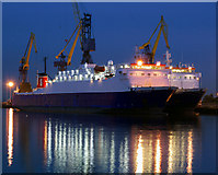 J3676 : Laid-up ferries, Belfast by Rossographer