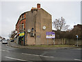 Derelict buildings on the corner of Admiral Street and South Street, Toxteth