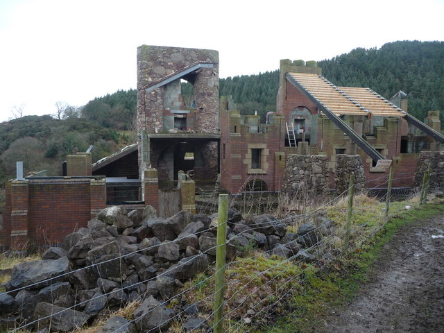 New build project in the Llangwyfan valley