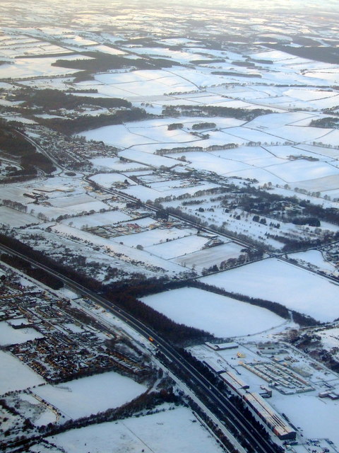 Uphall Station And The M8 From The Air © Thomas Nugent :: Geograph ...