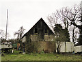 Old cartshed and hayloft at Haw Wood Farm, Darsham