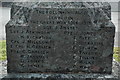 Names on the war memorial, Upleadon