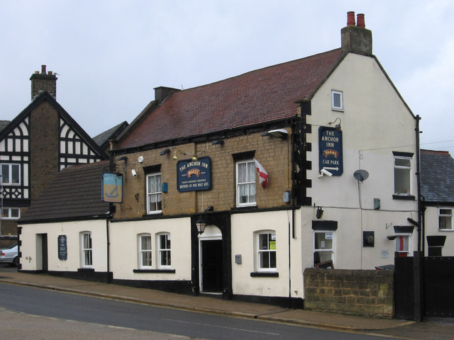 Bolsover - The Anchor Inn © Dave Bevis cc-by-sa/2.0 :: Geograph Britain ...