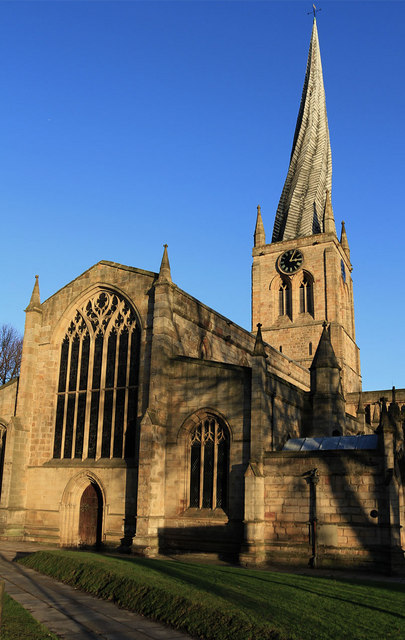 St Mary and All Saints: the Crooked... © Andy Stephenson cc-by-sa/2.0 ...