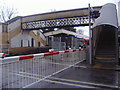 Level crossing and footbridge, Strawberry Hill