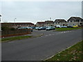 Looking from Brockenhurst Avenue across to Hurstbourne Close