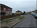 Approaching the junction of  Brockenhurst and Kingsclere Avenues