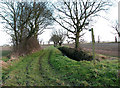 TG3706 : Public bridleway by World End Farm, Beighton by Evelyn Simak