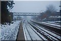 SO5174 : Ludlow Station in the mist by N Chadwick