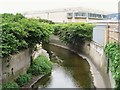 The River Ravensbourne near Silver Road, SE13