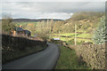 Lane to Exhall past Little Britain Farm