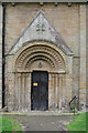 SO7371 : St Peter & St Paul, Rock - Doorway by John Salmon
