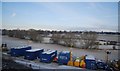 Containers by the Rugby - Northampton railway line south of Church Lane