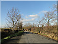 Passing place on a country road near Cratfield