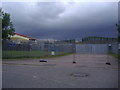 Boundary fence of Big Brother garden and house, Elstree Studios