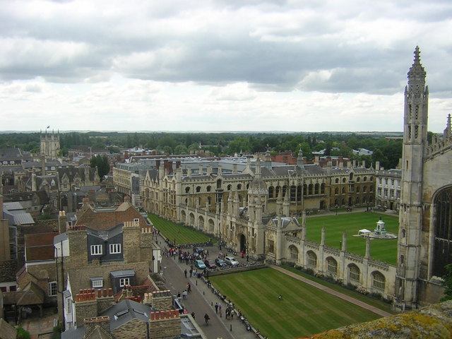 Cambridge: panorama from Great St Mary's... © Christopher Hilton ...