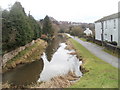 Former Monmouthshire and Brecon canal viewed from Navigation Road Risca