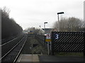 Local train approaching Rochdale station