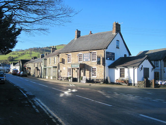 Penybontfawr main street © John Firth cc-by-sa/2.0 :: Geograph Britain ...