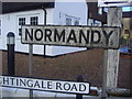 Normandy village sign