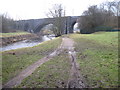 Rail bridge over River Mersey South of East Didsbury