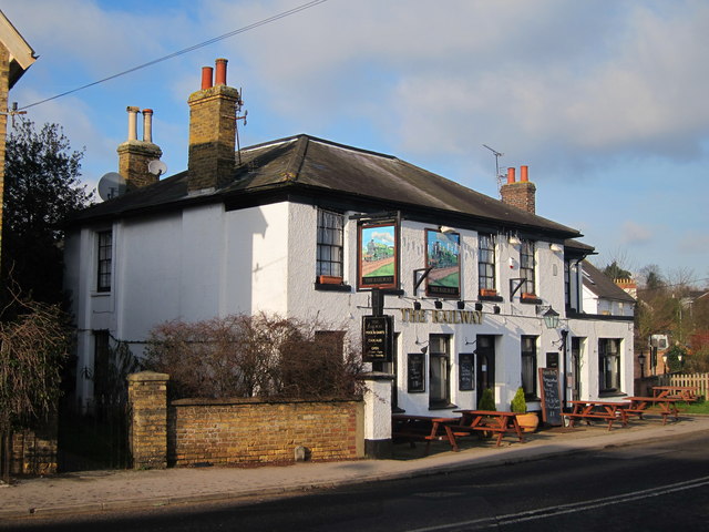 The Railway, Wateringbury © Oast House Archive cc-by-sa/2.0 :: Geograph ...