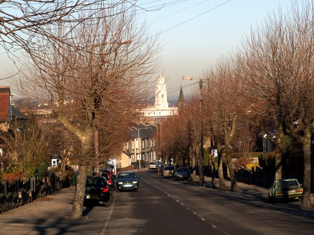Locke Avenue below the junction with Park Road