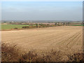 Line of abandoned railway seen from Fleam Dyke