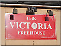 Victoria Freehouse sign