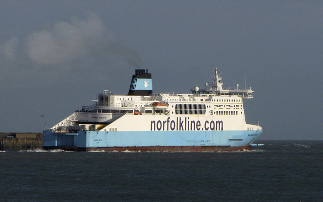 Norfolk Line Leaving Dover Docks