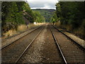 Footpath across railway, Uppermill