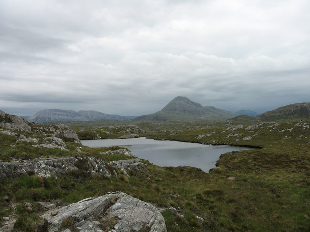 Lochan overlooking Clar Loch Mor