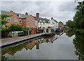 Canalside housing at Stoke Works, Worcestershire